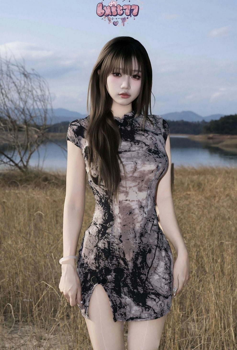  柒柒要乖哦   湖畔旗袍物语，风景美人美衣服美[33P]